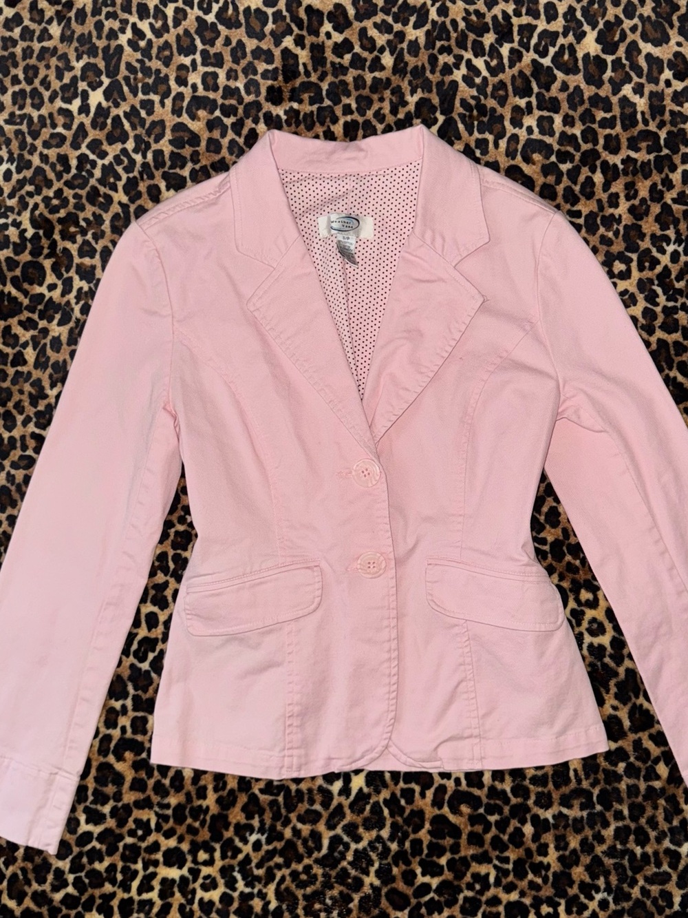 Light Pink Women's Blazer Vintage